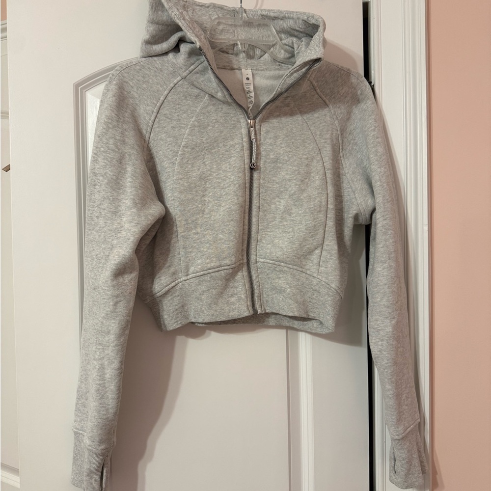 Lululemon Cropped Scuba Zip Up Jacket